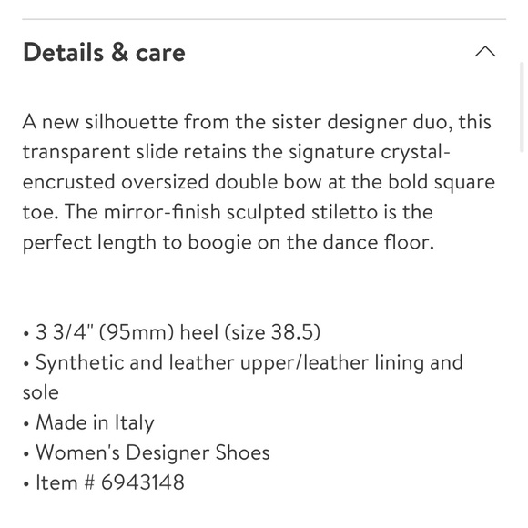 MACH & MACH Double Bow Iridescent PVC Mules Crystal embellished Pumps 7.5 - Picture 10 of 13